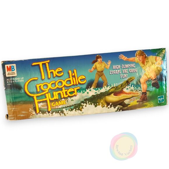 VTG 1999 Crocodile Hunter Board Game Motorized Steve Irwin COMPLETE Works READ - Picture 16 of 16